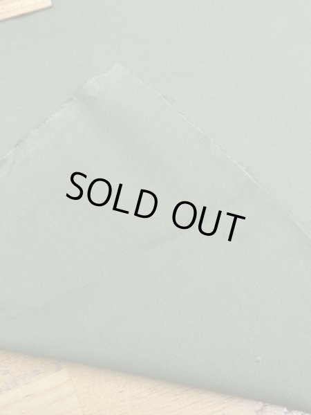 画像3: 生地:無地綿麻スラブ(もえぎグリーン) (3)