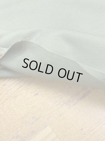 画像4: 生地:無地綿麻スラブ(もえぎグリーン) (4)