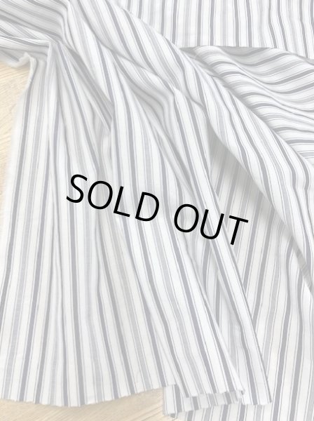 画像5: 生地:ストライプ柄コットン(紺系) (5)