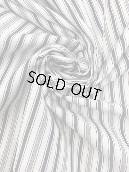 画像7: 生地:ストライプ柄コットン(紺系) (7)