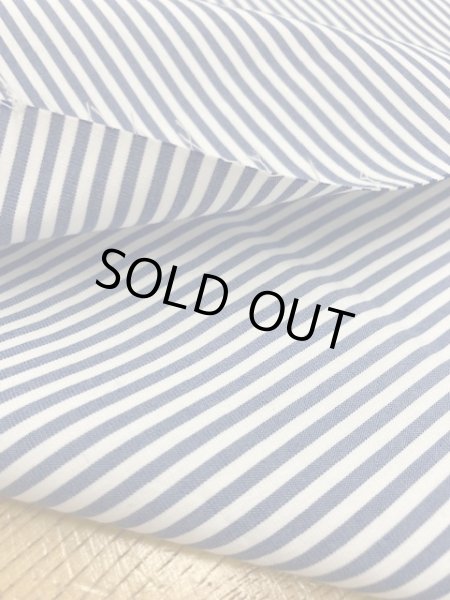 画像4: 生地:ストライプ柄コットン(白/ブルー) (4)