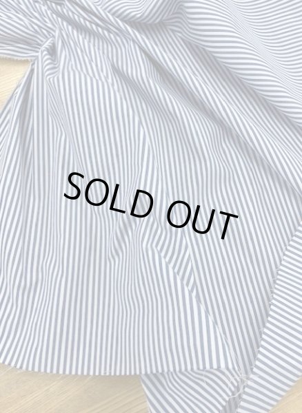 画像5: 生地:ストライプ柄コットン(白/ブルー) (5)