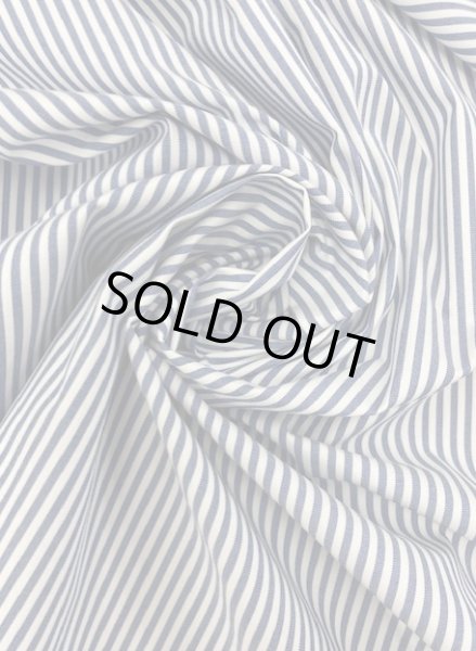 画像6: 生地:ストライプ柄コットン(白/ブルー) (6)