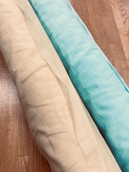 画像7: 生地:綿麻エアータンブラー(くすみ黄色) (7)