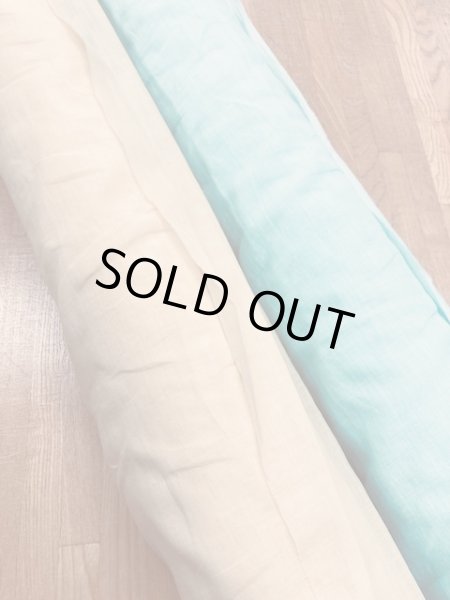 画像7: 生地:綿麻エアータンブラー(くすみ水色) (7)