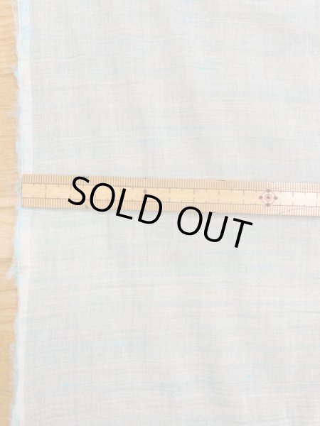 画像2: 生地:綿麻エアータンブラー(くすみ水色) (2)