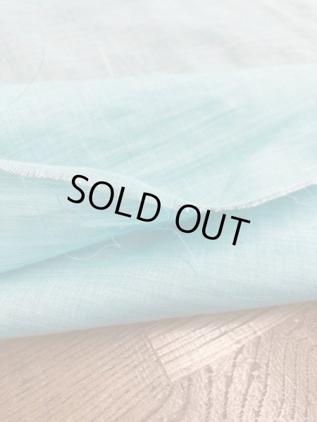 画像4: 生地:綿麻エアータンブラー(くすみ水色) (4)