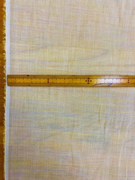 画像2: 生地:綿麻エアータンブラー(くすみ黄色) (2)