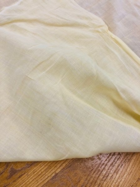 画像3: 生地:綿麻エアータンブラー(くすみ黄色) (3)
