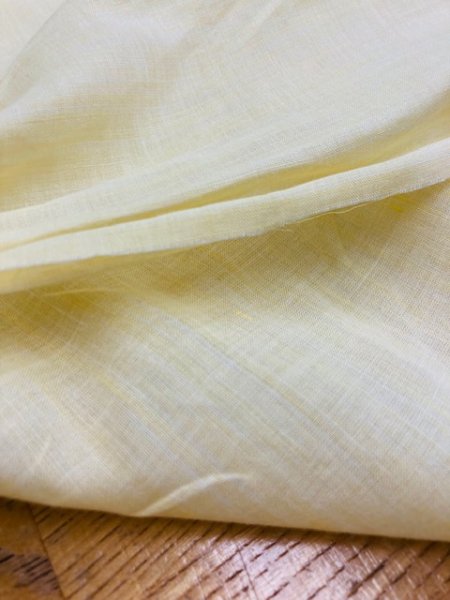 画像4: 生地:綿麻エアータンブラー(くすみ黄色) (4)