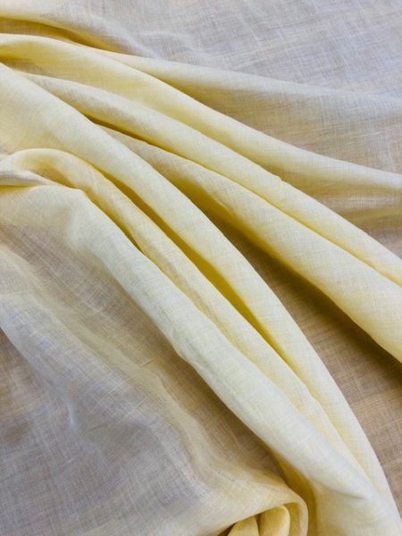 画像5: 生地:綿麻エアータンブラー(くすみ黄色) (5)