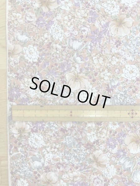 画像2: 生地:花柄綿キャンバス(ピンク) (2)