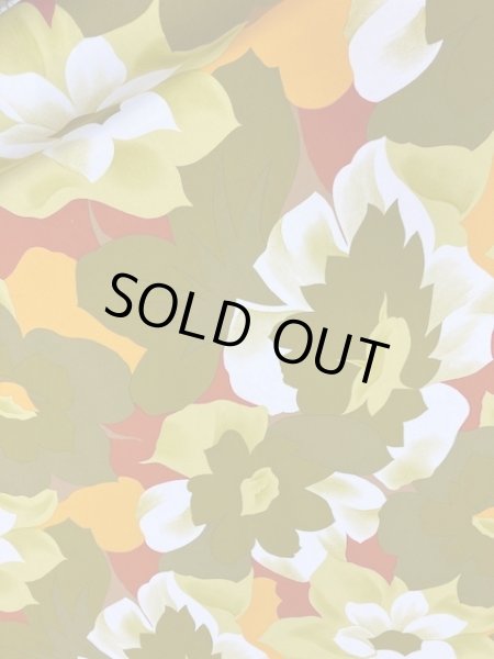 画像3: 生地:大きい花柄綿(イエロー) (3)