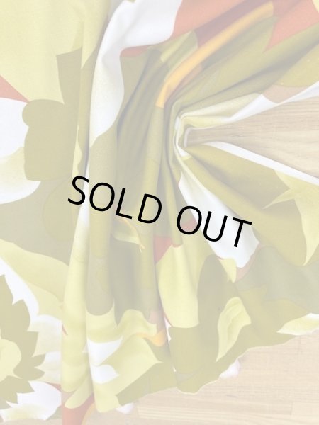 画像7: 生地:大きい花柄綿(イエロー) (7)