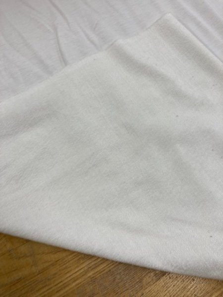 画像3: 生地:2wayミニ裏毛(白) (3)