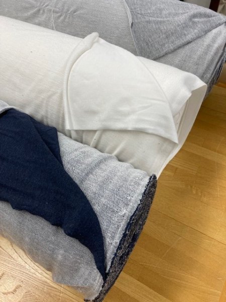 画像7: 生地:2wayミニ裏毛(白) (7)