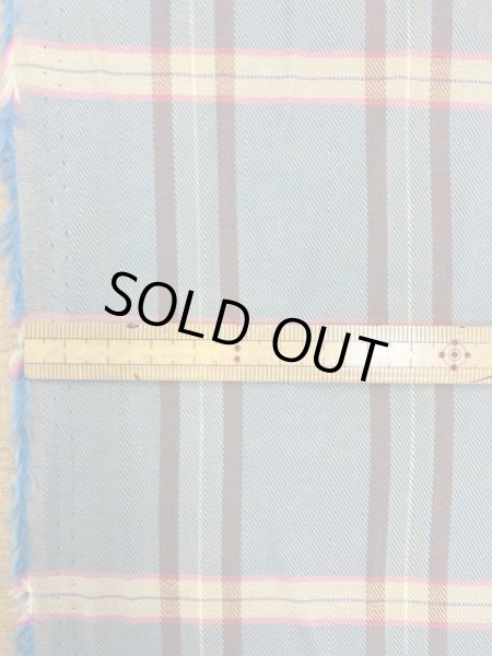 画像2: 生地:チェック柄綿(タマムシ) (2)