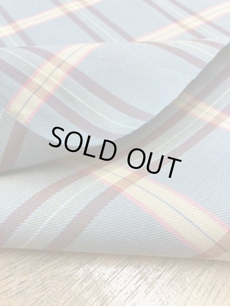 画像4: 生地:チェック柄綿(タマムシ) (4)