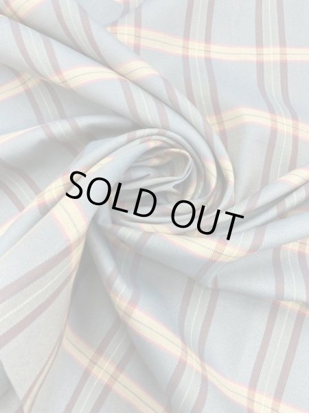 画像6: 生地:チェック柄綿(タマムシ) (6)