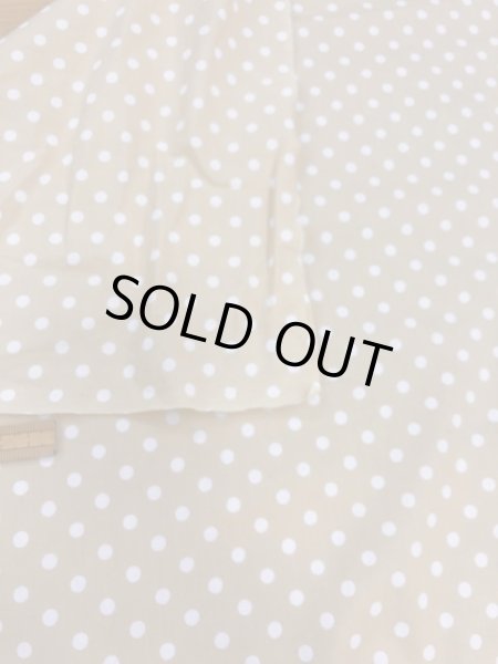 画像3: 生地：水玉綿ブロード（クリームイエロー） (3)