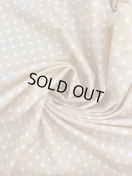 画像6: 生地：水玉綿ブロード（クリームイエロー） (6)