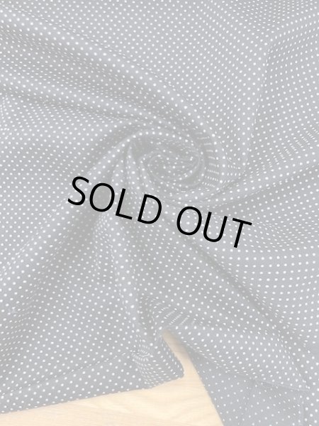 画像6: 生地:ピンドット柄綿(濃紺/白) (6)