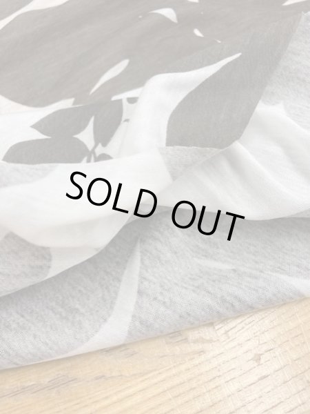 画像4: 生地：南国プリントニット（白／こげ茶） (4)