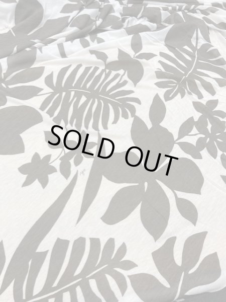 画像7: 生地：南国プリントニット（白／こげ茶） (7)