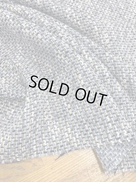 画像6: 生地:ファンシーヤーン綿ツイード(青系) (6)