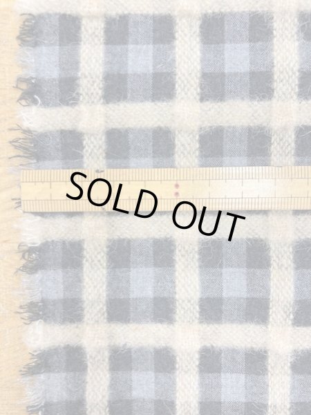 画像2: 生地:チェック柄ウール(グレー/ベージュ) (2)