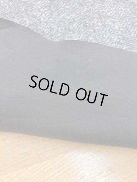 画像5: 生地:ウールツイードボンディング加工(黒) (5)