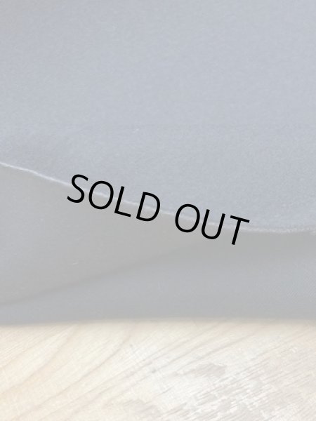 画像4: 生地:ウールボンディング加工(ダークネイビー/黒) (4)