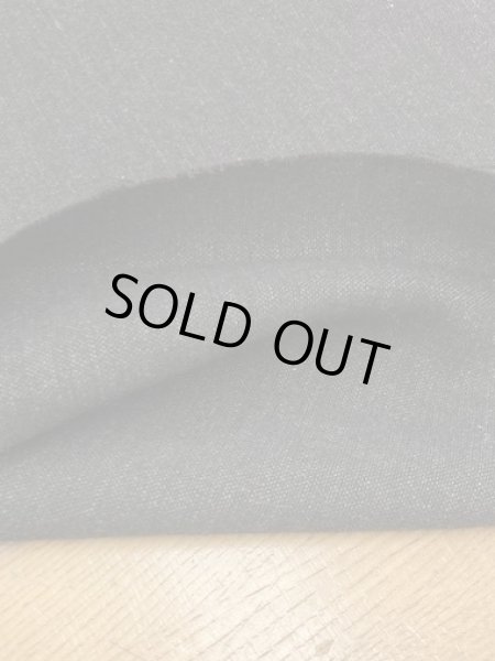 画像4: 生地：ウール混ポリストレッチ（杢黒） (4)