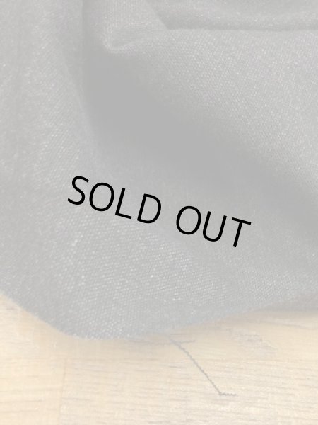 画像7: 生地：ウール混ポリストレッチ（杢黒） (7)