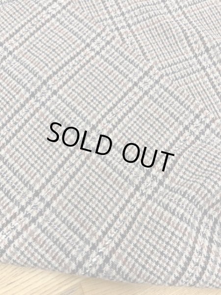 画像3: 生地: チェックウール(ベージュ系) (3)