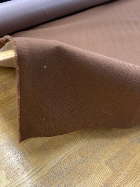 画像6: 生地:ガルゼ織り風裏ビニール加工(茶) (6)
