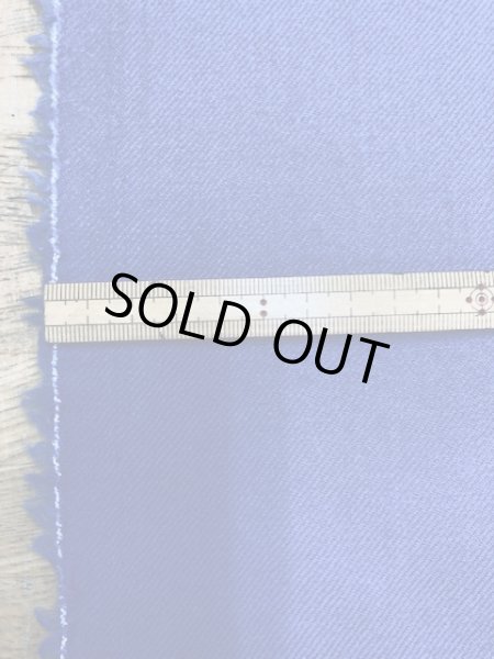 画像2: 生地：ウール100％綾織（ブルー） (2)