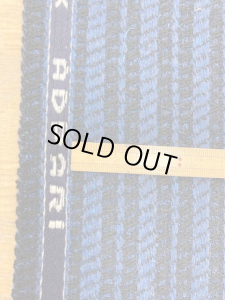 画像2: 生地:ウール100%厚手ストライプ織(紺) (2)