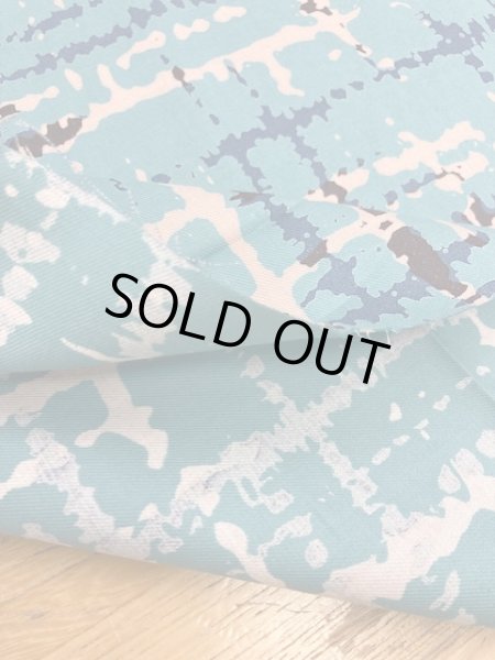 画像4: 生地:綿100%かすれチェック(ブルーグリーン) (4)