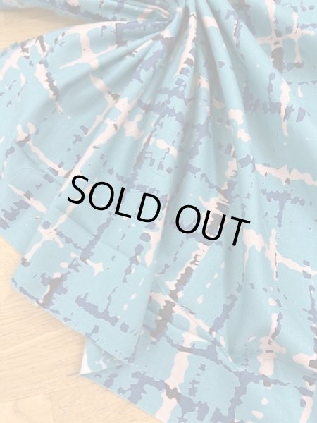 画像5: 生地:綿100%かすれチェック(ブルーグリーン) (5)