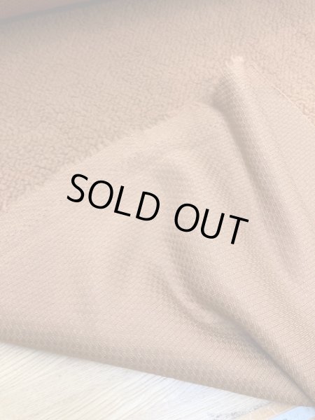 画像3: 生地:もこもこ片面プードルボア(キャメル) (3)