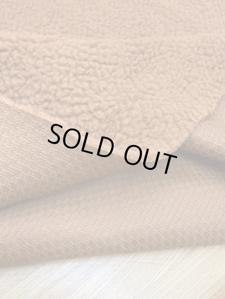 画像5: 生地:もこもこ片面プードルボア(キャメル) (5)