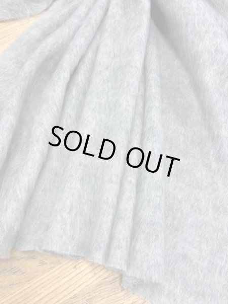 画像5: 生地:アクリルポリシャギーニット(グレー) (5)