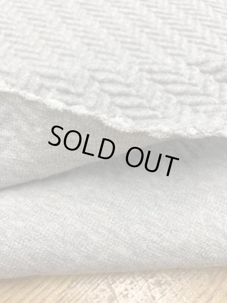 画像4: 生地:綿ポリ立体ジャガード(グレー) (4)