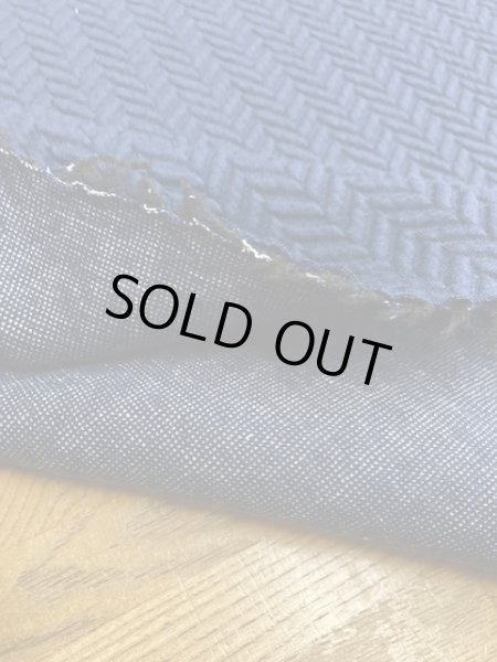 画像4: 生地:綿ポリ立体ジャガード(紺) (4)