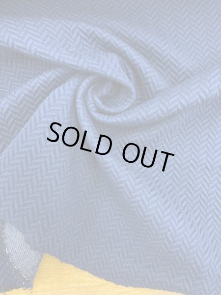 画像7: 生地:綿ポリ立体ジャガード(紺) (7)