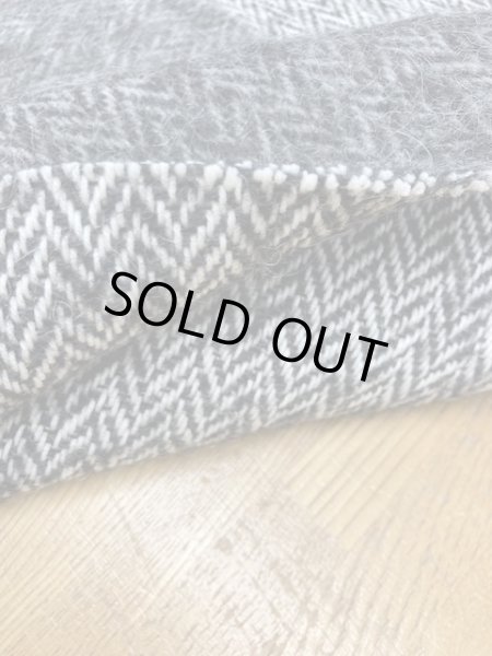 画像4: 生地:アンゴラモヘア混綿ウールツイード(グレー) (4)