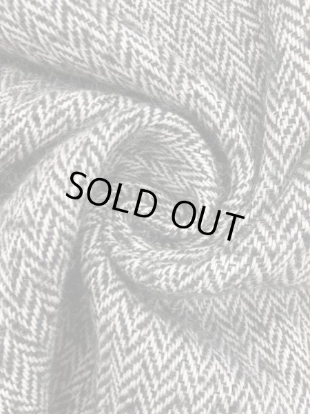 画像7: 生地:アンゴラモヘア混綿ウールツイード(グレー) (7)