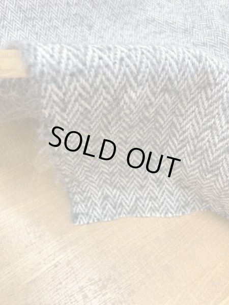 画像5: 生地:アンゴラモヘア混綿ウールツイード(ライトグレー) (5)