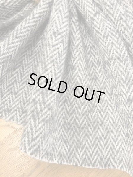 画像6: 生地:アンゴラモヘア混綿ウールツイード(ライトグレー) (6)